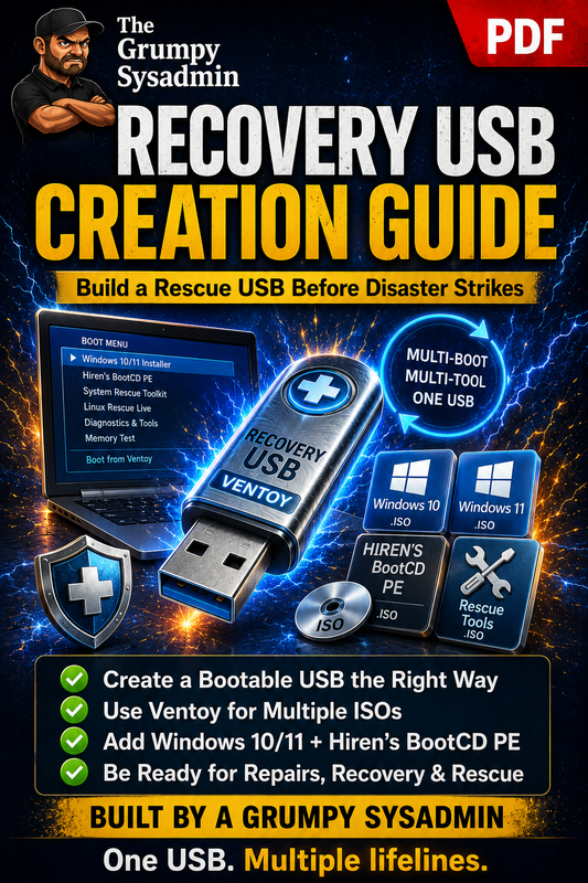 Windows Recovery USB Creation Guide