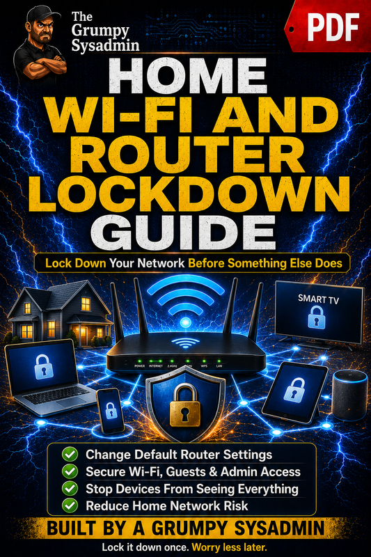 Home Wi-Fi and Router Lockdown Guide